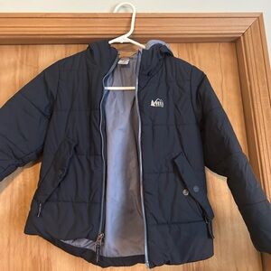 REI Small 8 Kids Blue Winter Coat